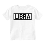 Libra Horoscope Sign Infant Baby Boys Short Sleeve T-Shirt White