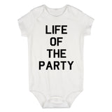 Life Of The Party Birthday Infant Baby Boys Bodysuit White