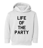 Life Of The Party Birthday Toddler Boys Pullover Hoodie White