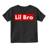 Lil Bro Red Box Toddler Boys Short Sleeve T-Shirt Black