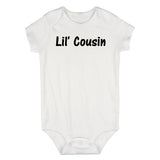 Lil Cousin Infant Baby Boys Bodysuit White