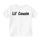 Lil Cousin Infant Baby Boys Short Sleeve T-Shirt White