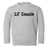 Lil Cousin Toddler Boys Crewneck Sweatshirt Grey
