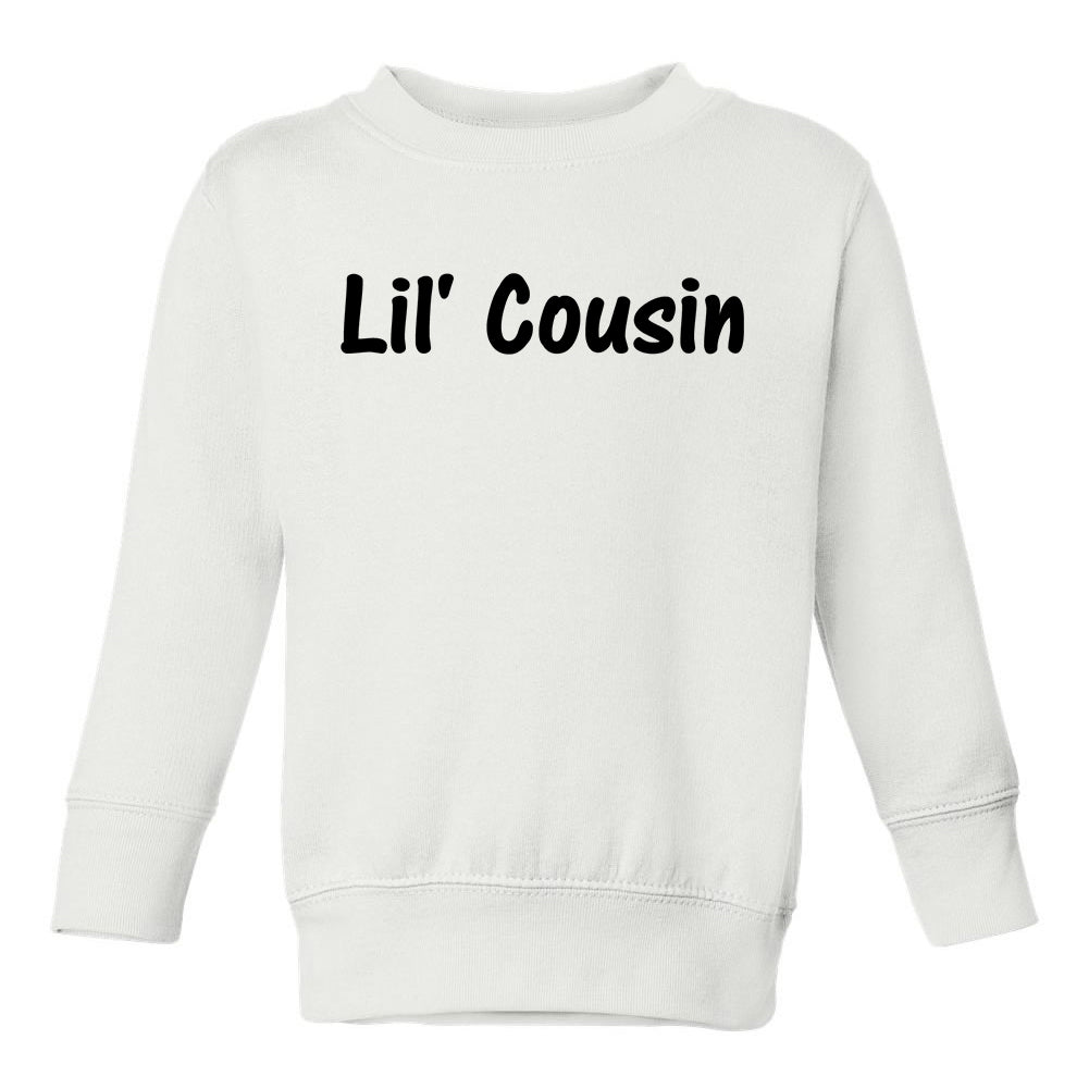 Lil Cousin Toddler Boys Crewneck Sweatshirt White