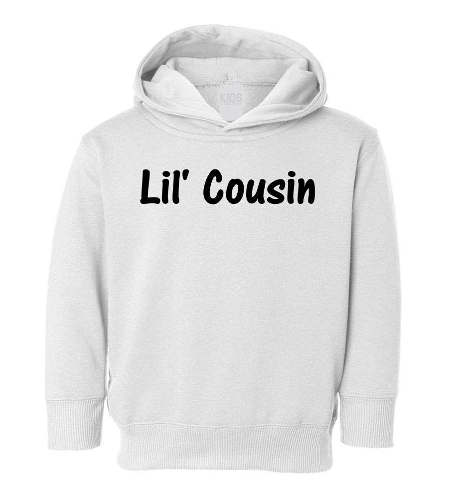 Lil Cousin Toddler Boys Pullover Hoodie White