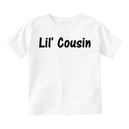 Lil Cousin Toddler Boys Short Sleeve T-Shirt White