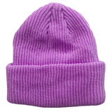 Lilac Purple Toddler Boys Girls Cuffed Winter Beanie Hat