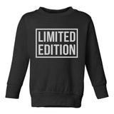 Limited Edition Box Toddler Boys Crewneck Sweatshirt Black