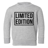 Limited Edition Box Toddler Boys Crewneck Sweatshirt Grey
