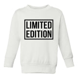 Limited Edition Box Toddler Boys Crewneck Sweatshirt White