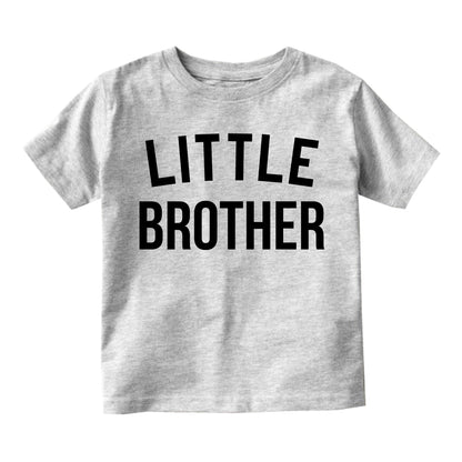 Little Brother Infant Baby Boys Short Sleeve T-Shirt Grey