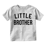 Little Brother Infant Baby Boys Short Sleeve T-Shirt Grey