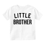 Little Brother Infant Baby Boys Short Sleeve T-Shirt White