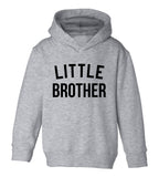 Little Brother Toddler Boys Pullover Hoodie Grey