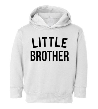 Little Brother Toddler Boys Pullover Hoodie White