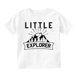 Little Explorer Camping Infant Baby Boys Short Sleeve T-Shirt White