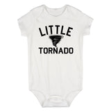 Little Tornado Funny Infant Baby Boys Bodysuit White