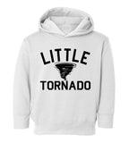 Little Tornado Funny Toddler Boys Pullover Hoodie White