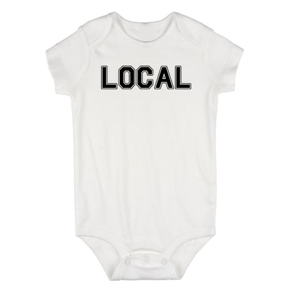 Local Surf Infant Baby Boys Bodysuit White