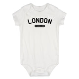 London England Arch Infant Baby Boys Bodysuit White