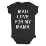 Mad Love For My Mama Infant Baby Boys Bodysuit Black