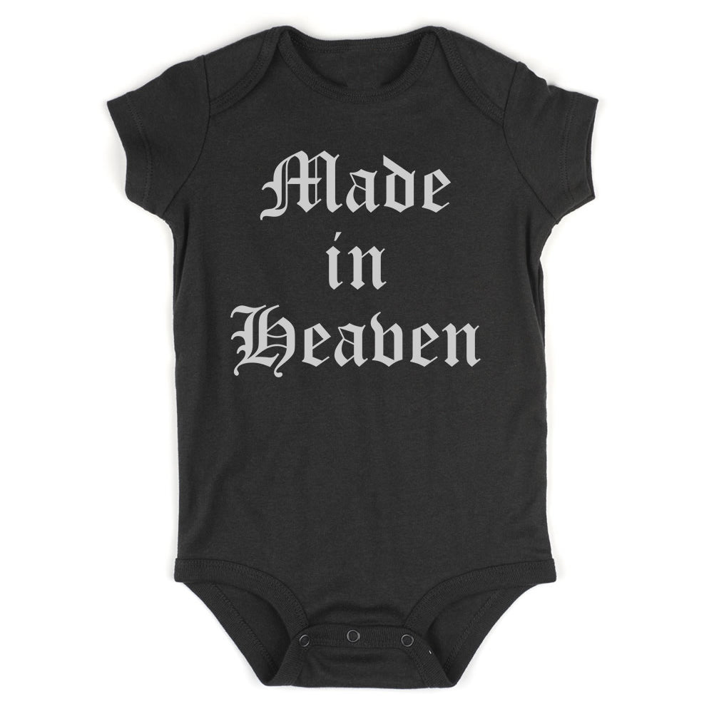 Made In Heaven Infant Baby Boys Bodysuit Black