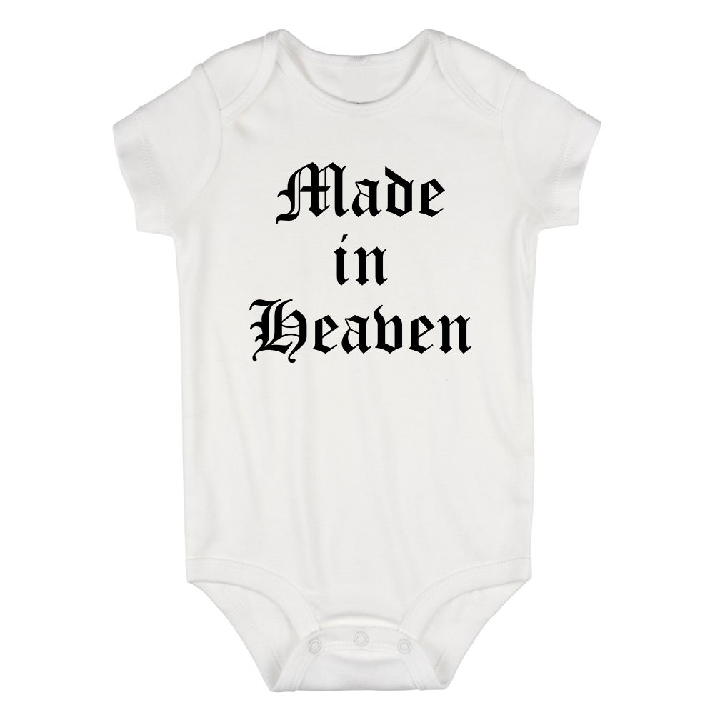 Made In Heaven Infant Baby Boys Bodysuit White