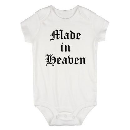 Made In Heaven Infant Baby Boys Bodysuit White