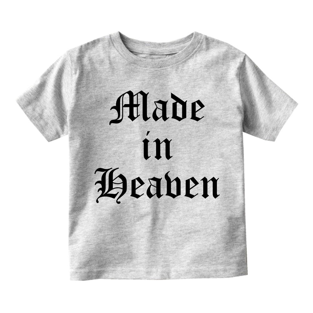 Made In Heaven Infant Baby Boys Short Sleeve T-Shirt Grey