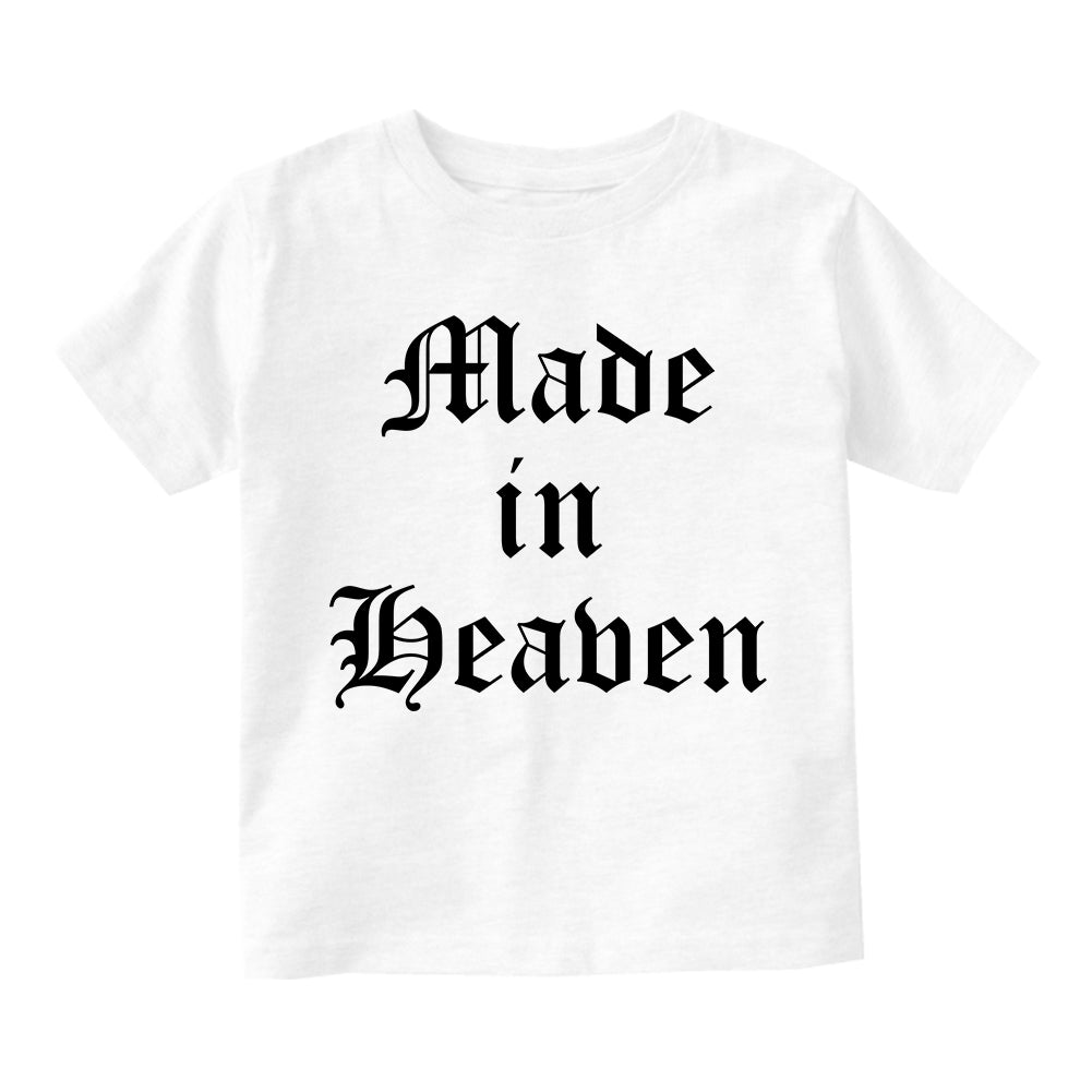 Made In Heaven Infant Baby Boys Short Sleeve T-Shirt White