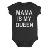 Mama Is My Queen Infant Baby Boys Bodysuit Black
