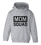 Mom Squad Toddler Boys Pullover Hoodie Grey