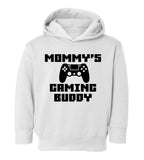 Mommys Gaming Buddy Controller Toddler Boys Pullover Hoodie White