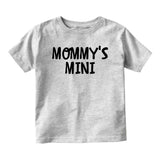 Mommys Mini Baby Toddler Short Sleeve T-Shirt Grey