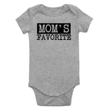 Moms Favorite Infant Baby Boys Bodysuit Grey