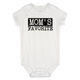 Moms Favorite Infant Baby Boys Bodysuit White