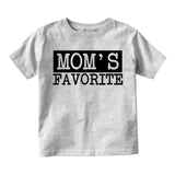 Moms Favorite Infant Baby Boys Short Sleeve T-Shirt Grey