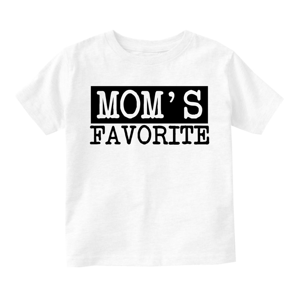 Moms Favorite Infant Baby Boys Short Sleeve T-Shirt White