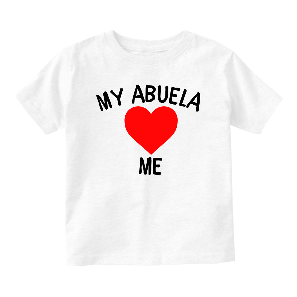 My Abuela Loves Me Baby Infant Short Sleeve T-Shirt White