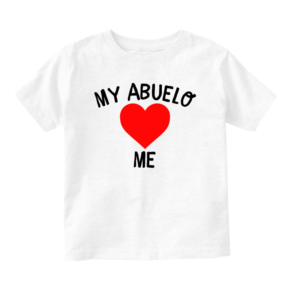 My Abuelo Loves Me Baby Infant Short Sleeve T-Shirt White