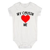My Cousin Loves Me Baby Bodysuit One Piece White