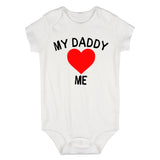 My Daddy Loves Me Baby Bodysuit One Piece White