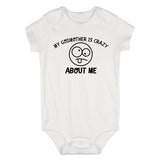 My Godmother Is Crazy About Me Baby Bodysuit One Piece White