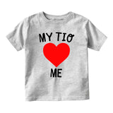 My Tio Loves Me Baby Toddler Short Sleeve T-Shirt Grey