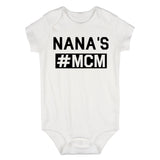 Nanas MCM Baby Bodysuit One Piece White