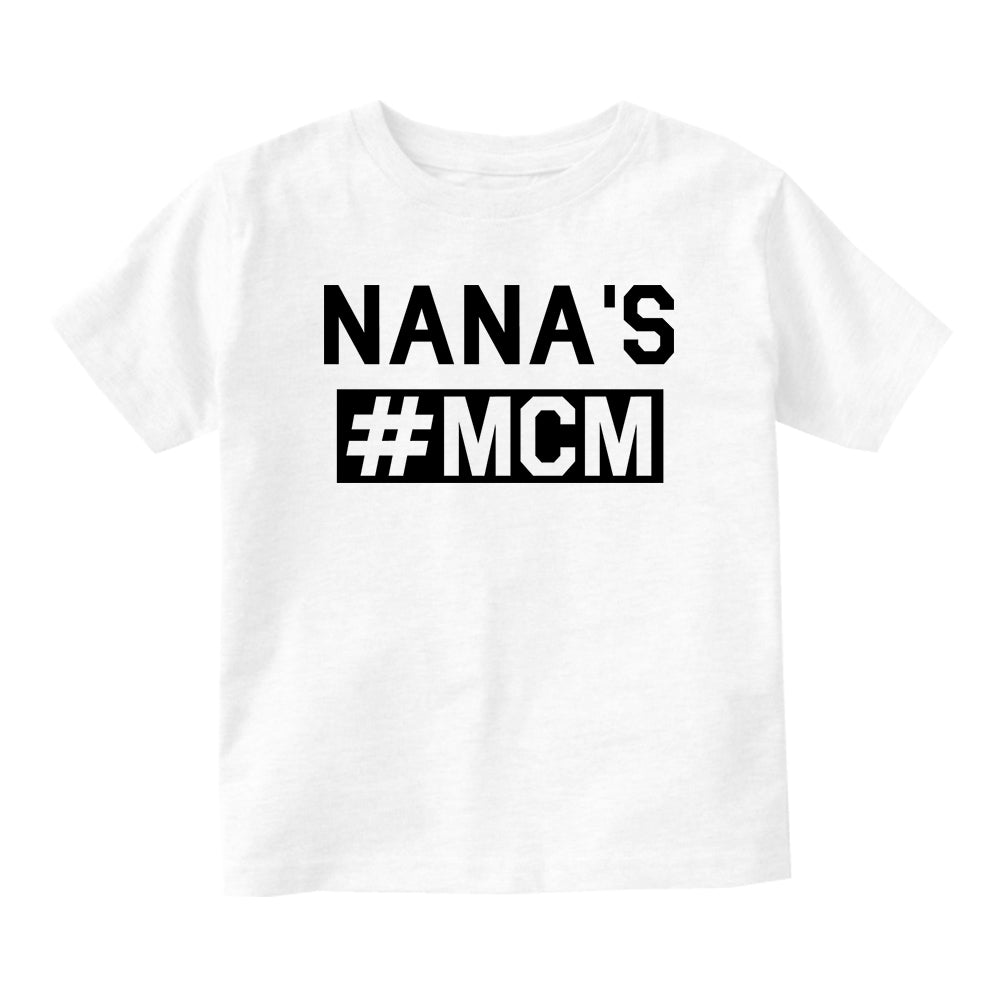 Nanas MCM Baby Toddler Short Sleeve T-Shirt White