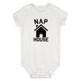 Nap House Sleep Funny Baby Bodysuit One Piece White