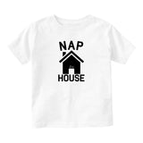 Nap House Sleep Funny Baby Infant Short Sleeve T-Shirt White