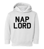Nap Lord Sleep Toddler Boys Pullover Hoodie White
