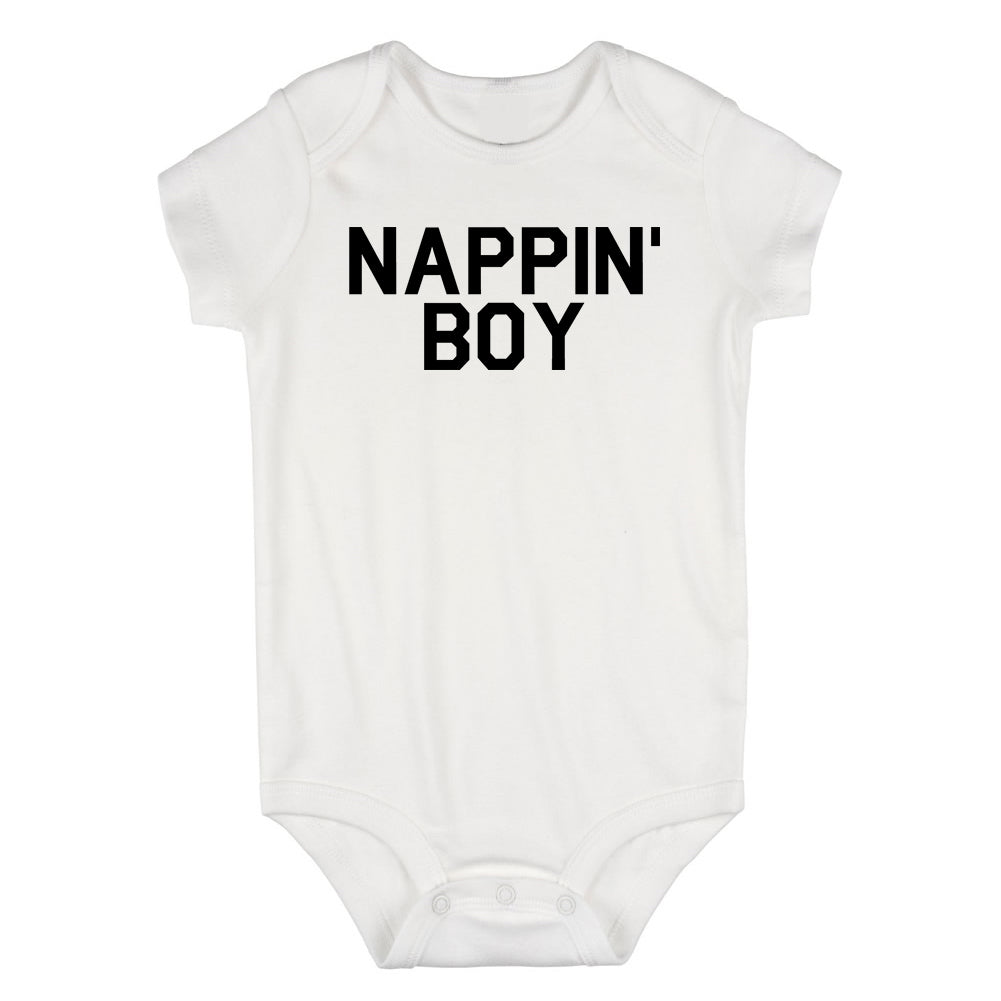 Nappin Boy Sleep Infant Baby Boys Bodysuit White